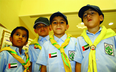 صورة كشافة الإمارات تتقدم بالانضمام لمنظمة الصداقة العالمية