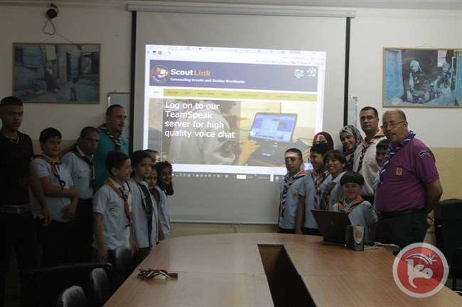 صورة مجموعة يافا الكشفية تشارك في المخيم الكشفي العالمي