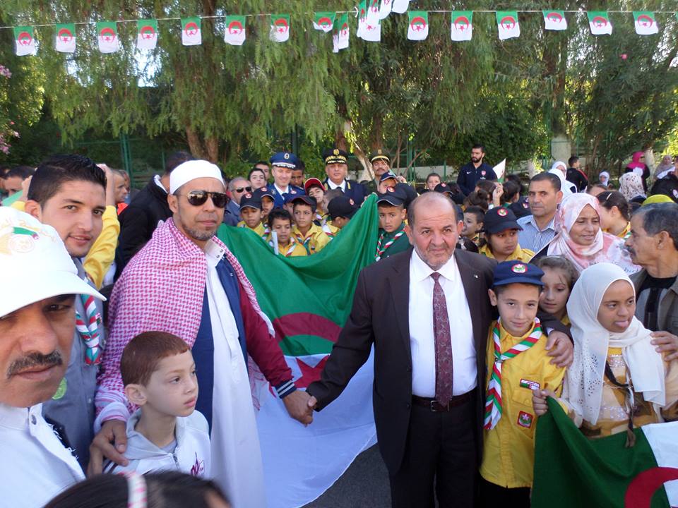 صورة فوج امال قاوش يحتفل بذكرى 61 لاندلاع الثورة التحريرية