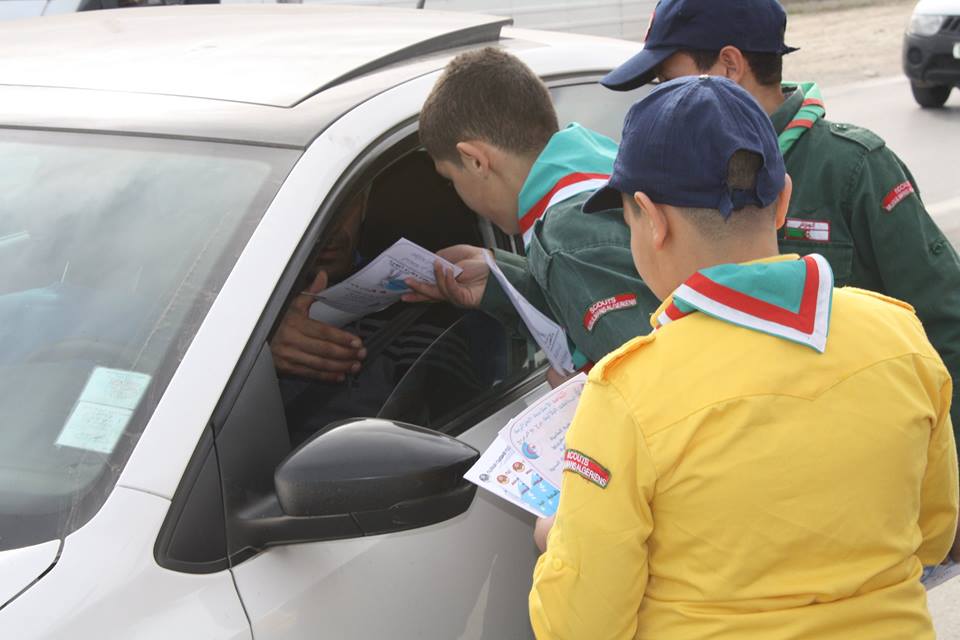 صورة الحملة التحسيسية حول البيئة ونظافة المحيط