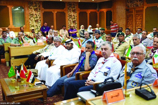 صورة الكشافة السعودية تعرض منجزاتها أمام رؤساء الجمعيات الكشفية العربية
