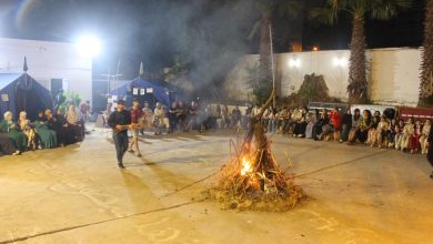 صورة فتية فوج آمال قاوش يتميزون في المخيم الكشفي